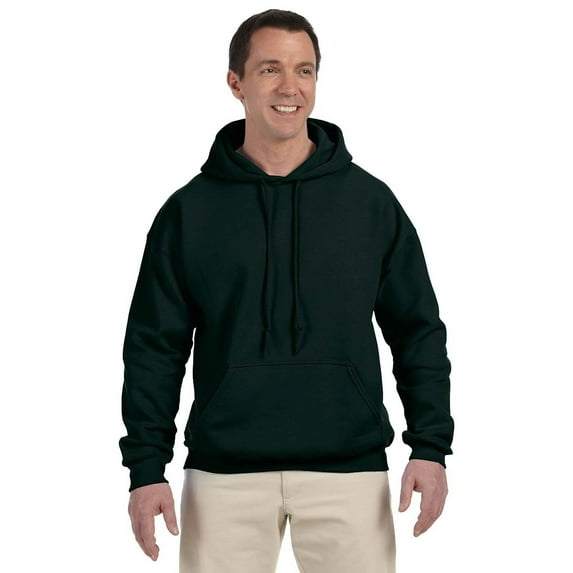 The Gildan Adult DryBlend 90 oz, 50/50 Hood - FOREST GREEN - 3XL