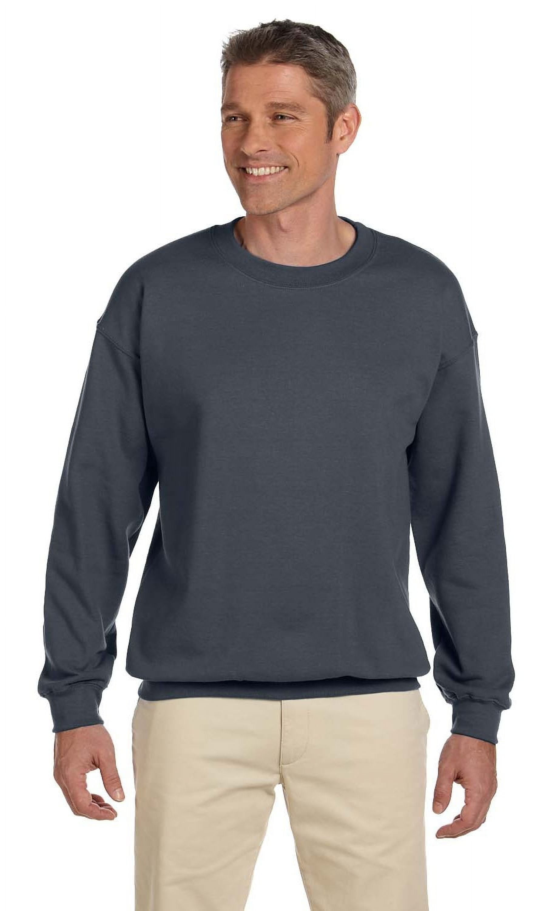 The Gildan Adult Heavy Blend 8 oz, 50/50 Fleece Crew - DARK