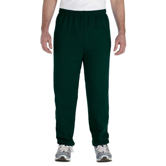 The Gildan Adult Heavy Blend 8 oz, 50/50 Sweatpants - FOREST GREEN - 2XL