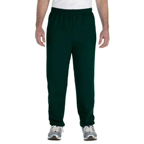 The Gildan Adult Heavy Blend 8 oz, 50/50 Sweatpants - FOREST GREEN - L