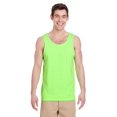 thumbnail image 1 of The Gildan Adult Heavy Cotton 53 oz Tank Top Top - NEON GREEN - S, 1 of 2