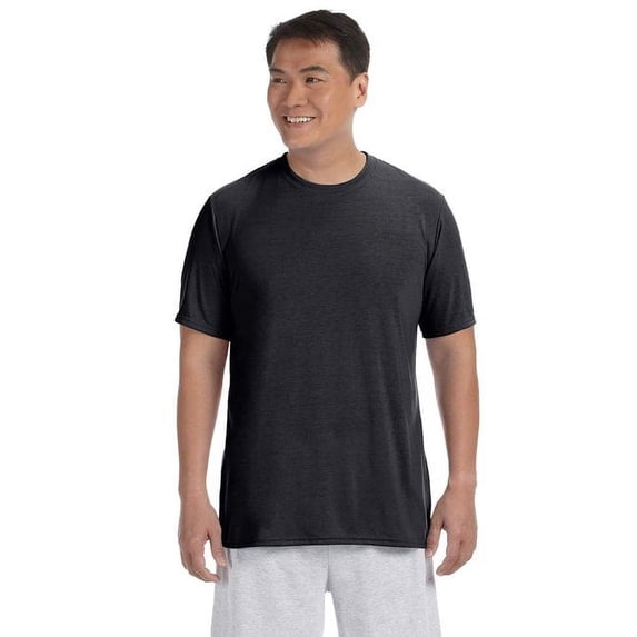 The Gildan Adult Performance 5 oz T-Shirt - BLACK - M
