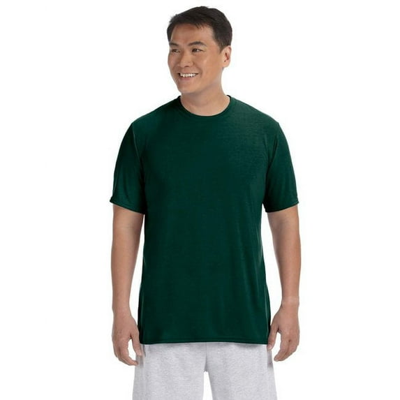 Gildan G420 Adult Performance Adult 5 oz. T-Shirt, L, Forest Green