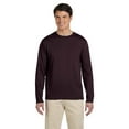 thumbnail image 1 of The Gildan Adult Softstyle 45 oz Long Sleeve T-Shirt DARK CHOCOLATE 2XL, 1 of 3