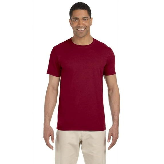 The Gildan Adult Softstyle 45 oz T-Shirt - ANTIQ CHERRY RED - S