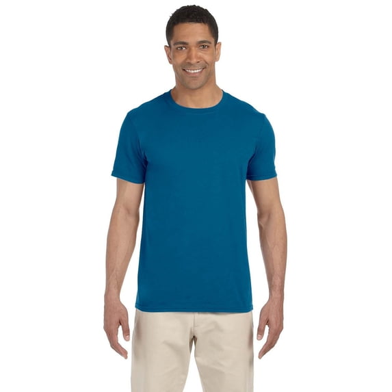 The Gildan Adult Softstyle 45 oz T-Shirt - ANTQUE SAPPHIRE - S