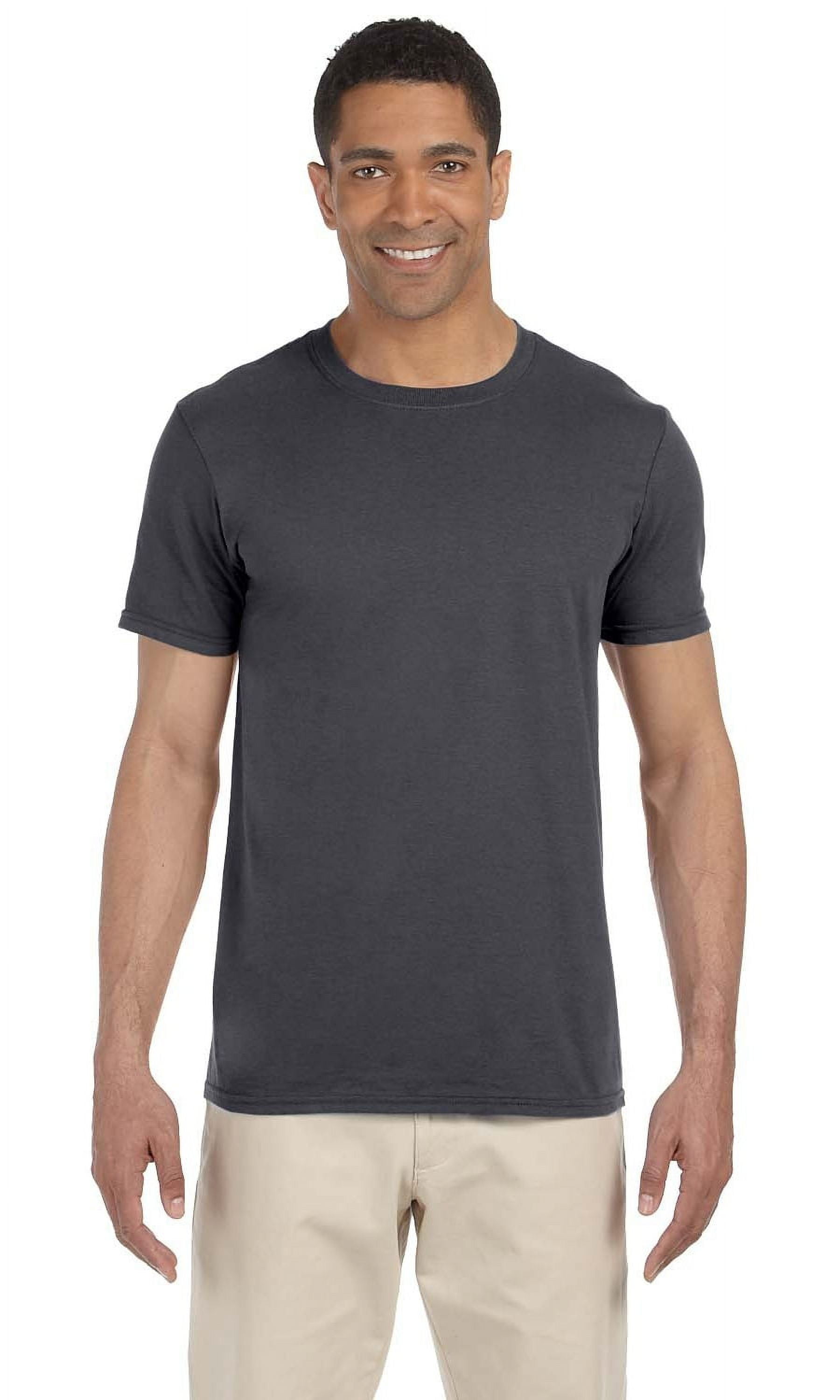 The Gildan Adult Softstyle 45 oz T-Shirt - BLACK - XS - Walmart.com