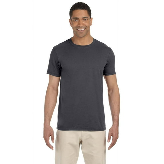 The Gildan Adult Softstyle 45 oz T-Shirt - CHARCOAL - S