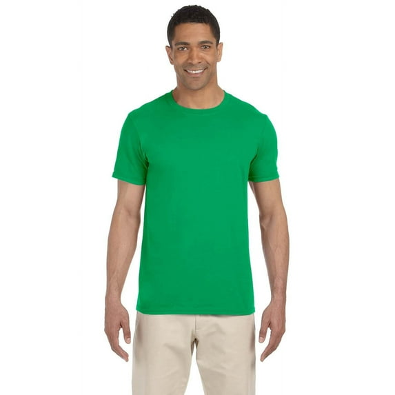 The Gildan Adult Softstyle 45 oz T-Shirt - IRISH GREEN - S