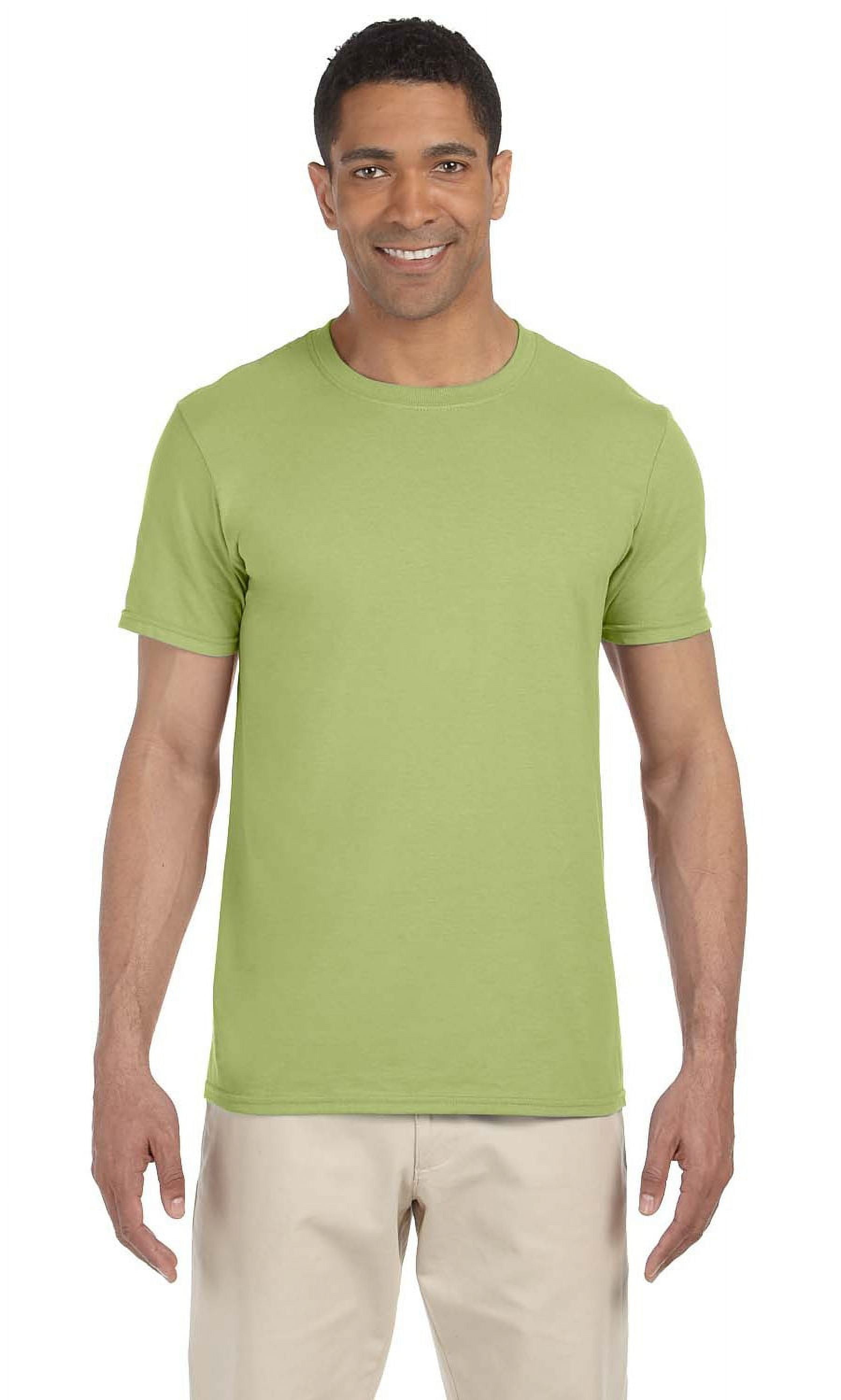 The Gildan Adult Softstyle 45 oz T-Shirt - KIWI - M - Walmart.com