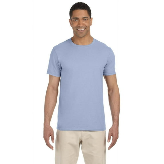 The Gildan Adult Softstyle 45 oz T-Shirt - LIGHT BLUE - M