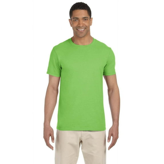 The Gildan Adult Softstyle 45 oz T-Shirt - LIME - L
