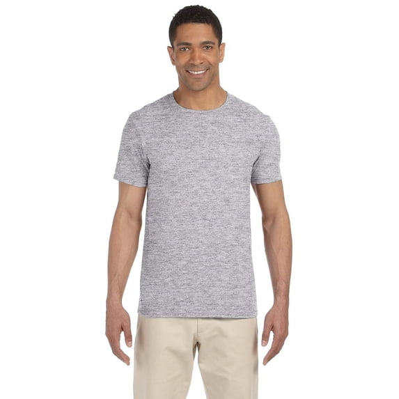 The Gildan Adult Softstyle 45 oz T-Shirt - SPORT GREY - XS