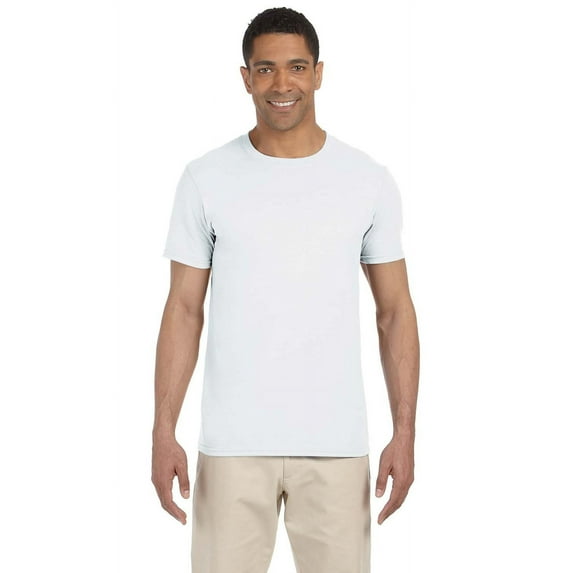 The Gildan Adult Softstyle 45 oz T-Shirt - WHITE - S
