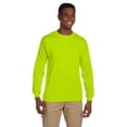thumbnail image 1 of The Gildan Adult Ultra Cotton 6 oz Long Sleeve Pocket T-Shirt - SAFETY GREEN - 3XL, 1 of 2