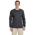 thumbnail image 1 of The Gildan Adult Ultra Cotton 6 oz Long Sleeve T-Shirt - CHARCOAL - XL, 1 of 4