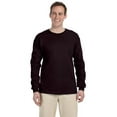 thumbnail image 1 of The Gildan Adult Ultra Cotton 6 oz Long Sleeve T-Shirt - DARK CHOCOLATE - S, 1 of 2