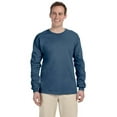 thumbnail image 1 of The Gildan Adult Ultra Cotton 6 oz Long Sleeve T-Shirt - INDIGO BLUE - 3XL, 1 of 2