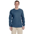 thumbnail image 1 of The Gildan Adult Ultra Cotton 6 oz Long Sleeve T-Shirt - INDIGO BLUE - XL, 1 of 4