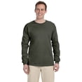 thumbnail image 1 of The Gildan Adult Ultra Cotton 6 oz Long Sleeve T-Shirt - MILITARY GREEN - L, 1 of 4