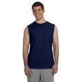 thumbnail image 1 of The Gildan Adult Ultra Cotton 6 oz Sleeveless T-Shirt - NAVY - S, 1 of 2