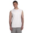 thumbnail image 1 of The Gildan Adult Ultra Cotton 6 oz Sleeveless T-Shirt - WHITE - 2XL, 1 of 2