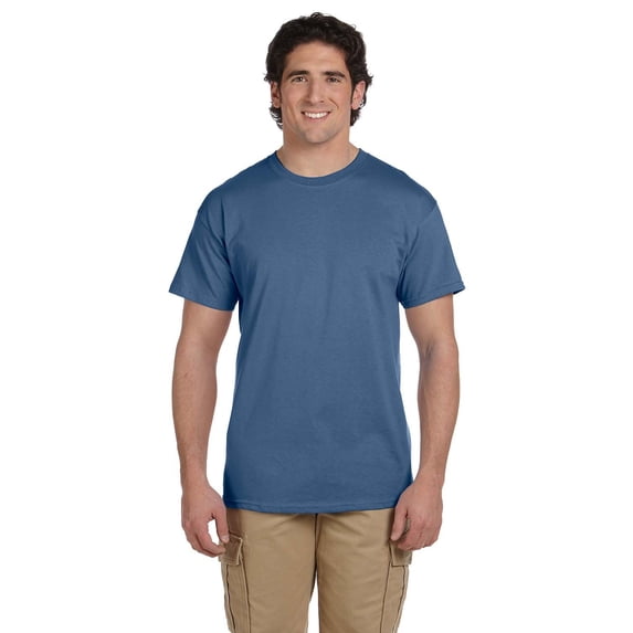 The Gildan Adult Ultra Cotton 6 oz T-Shirt - HEATHER INDIGO - 2XL