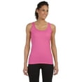 thumbnail image 1 of The Gildan Softstyle 45 oz Fitted Tank Top - AZALEA - S, 1 of 2