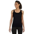 thumbnail image 1 of The Gildan Softstyle 45 oz Fitted Tank Top - BLACK - S, 1 of 2
