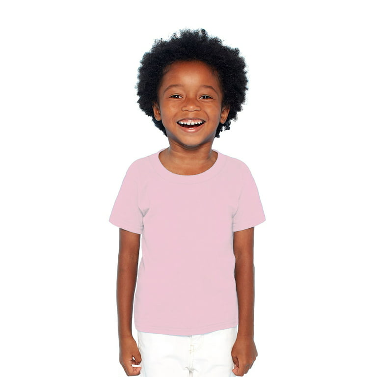 The Gildan Toddler Heavy Cotton 53 oz T-Shirt - LIGHT PINK - 3T