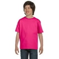 thumbnail image 1 of The Gildan Youth DryBlend 56 oz, 50/50 T-Shirt - HELICONIA - M, 1 of 3