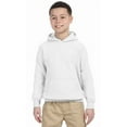 thumbnail image 1 of The Gildan Youth Heavy Blend 8 oz, 50/50 Hood - WHITE - S, 1 of 2