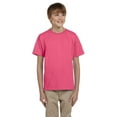 thumbnail image 1 of The Gildan Youth Ultra Cotton 6 oz T-Shirt - SAFETY PINK - L, 1 of 3