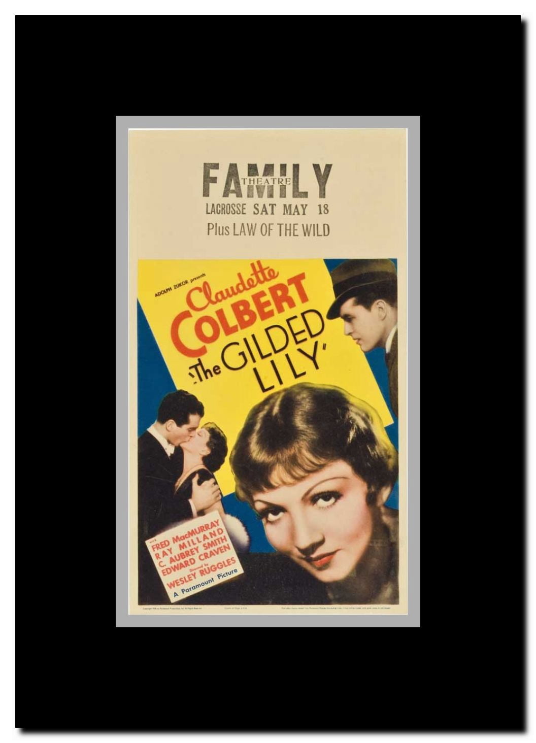 The Gilded Lily Framed Movie Poster