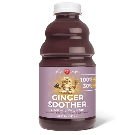 The Ginger People Elderberry Gingerade Ginger Soother – 32oz – Pack of 1