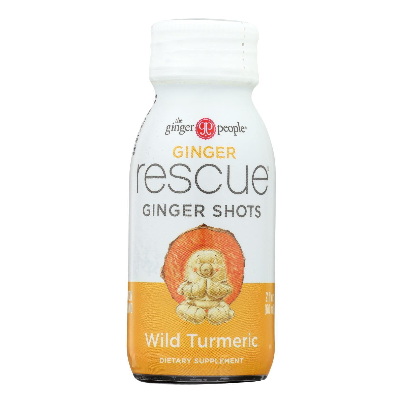 The Ginger People Ginger Rescue Shots, Wild Turmeric, 2 fl oz (60 ml