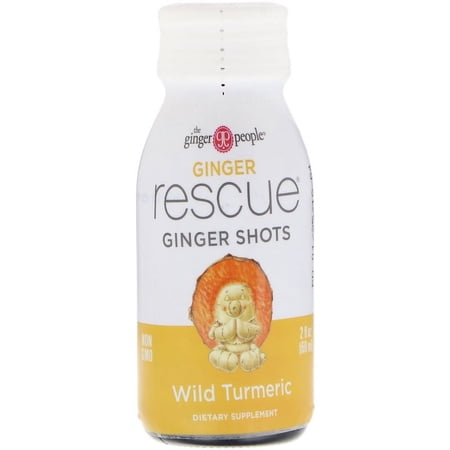 The Ginger People, Ginger Rescue Shots, Wild Turmeric, 2 fl oz