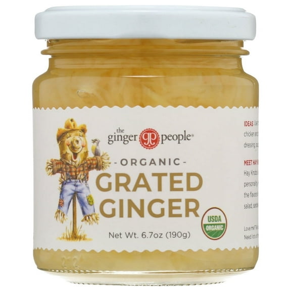 The Ginger People Organic Grated Ginger - 6.7 oz Pack of 3