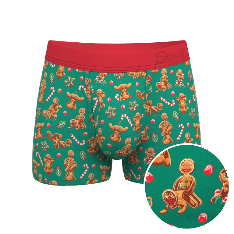 The Ginger Rail - Shinesty Gingerbread Ball Hammock Pouch Trunks