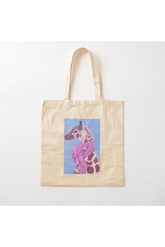 The Giraffe Canvas Tote Bags, Reusable Shopping Bag