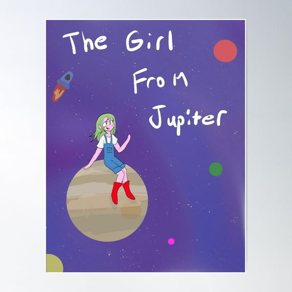 The Girl From Jupiter Poster Wall Art, Modern Wall Decor For Living Room Bedroom, 12x18 UNFRAMED