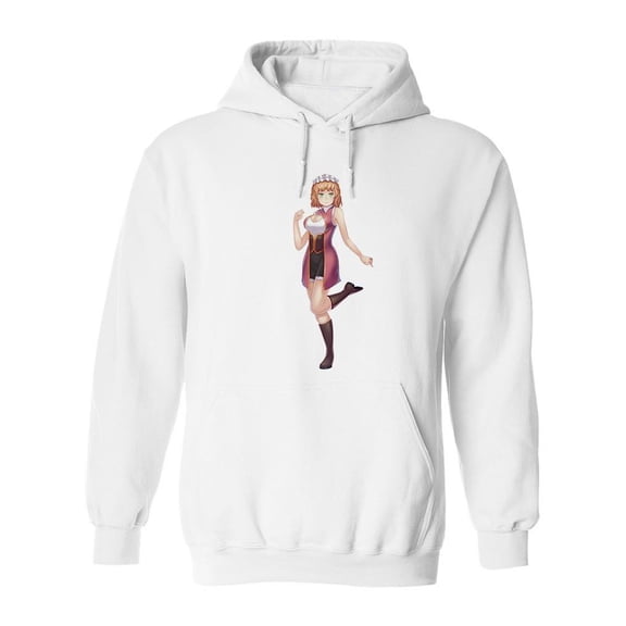 The Girl Next Door Design Hoodie Men -Image by Shutterstock, Male x-Large