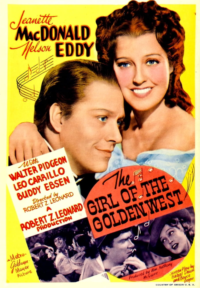 The Girl Of The Golden West Canvas Art - (11 x 17)