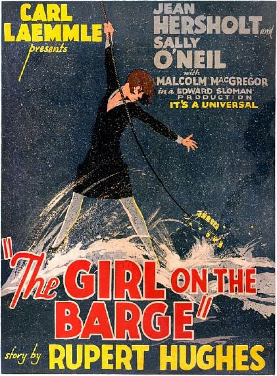 The Girl On The Barge Movie Canvas Art - (24 x 36)
