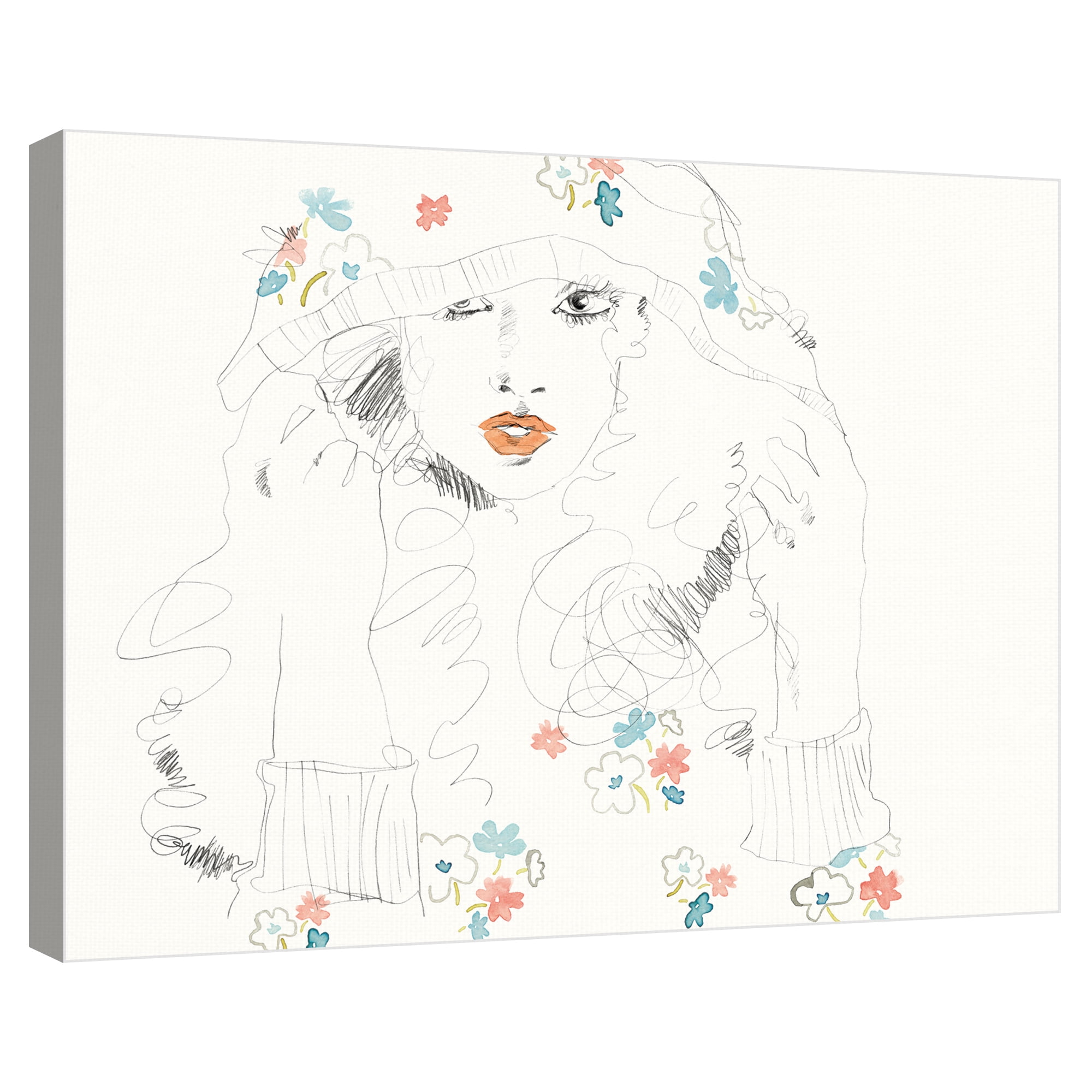 The Girl Style by Aurora Bell Canvas Art Print