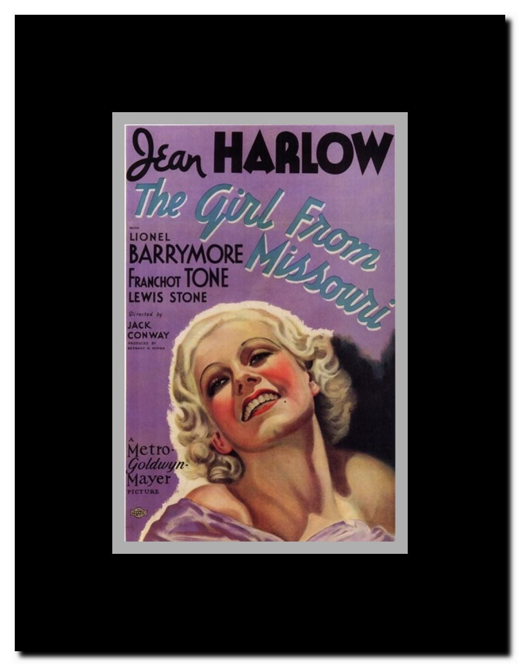 The Girl from Missouri Framed Movie Poster