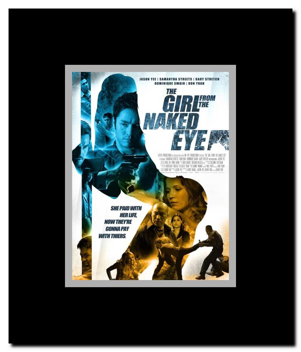 The Girl from the Naked Eye Framed Movie Poster