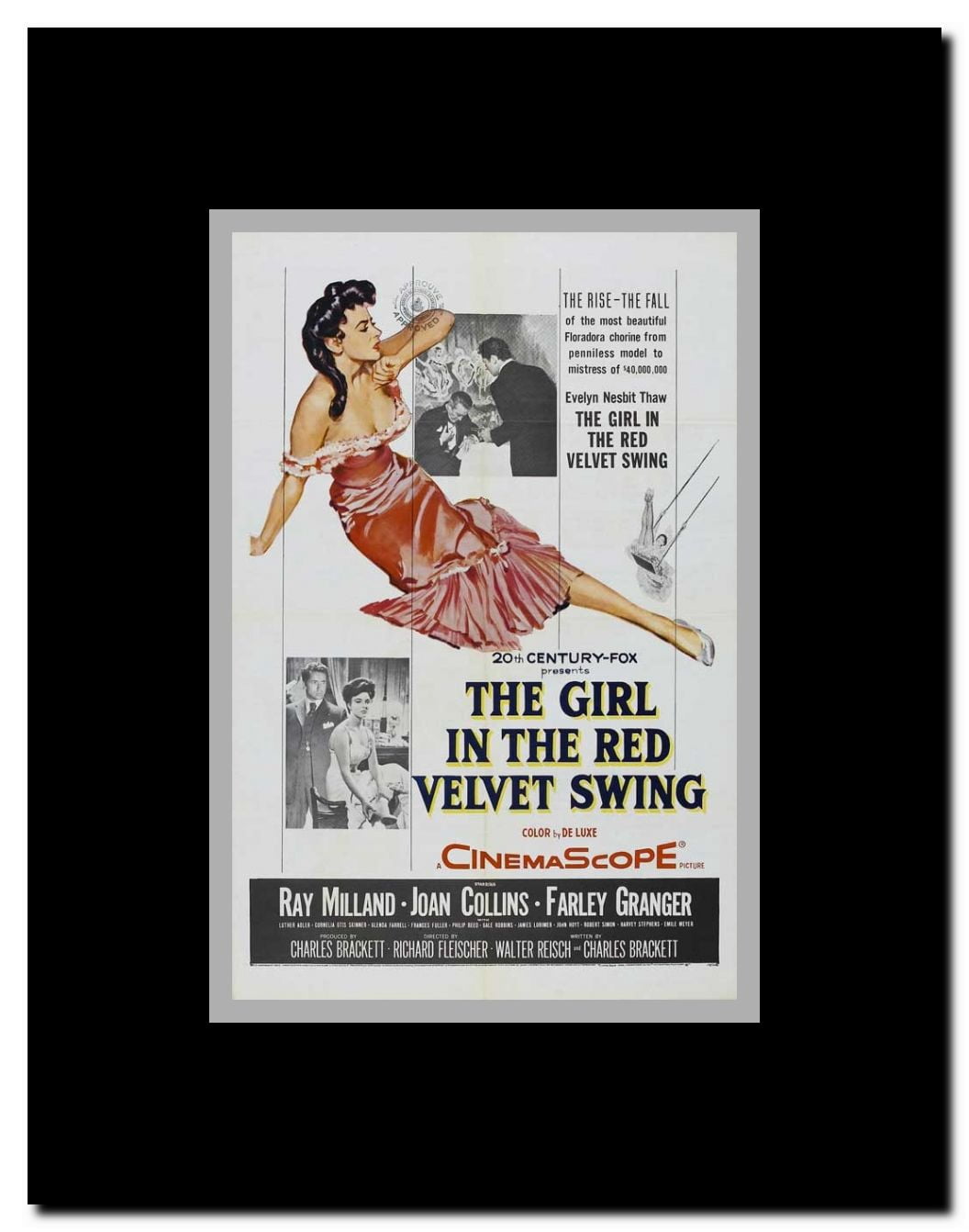 The Girl in the Red Velvet Swing Framed Movie Poster