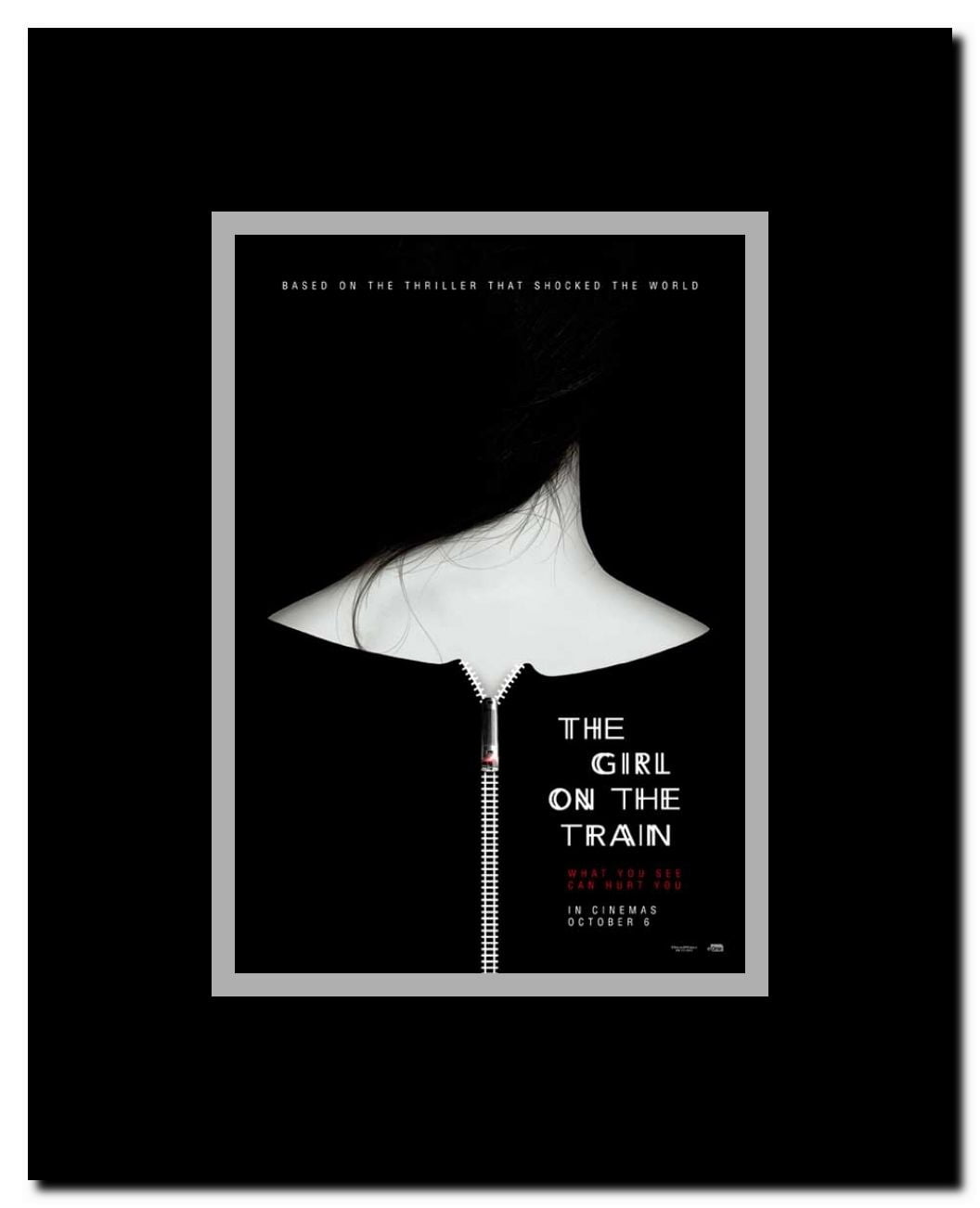 The Girl on the Train Framed Movie Poster