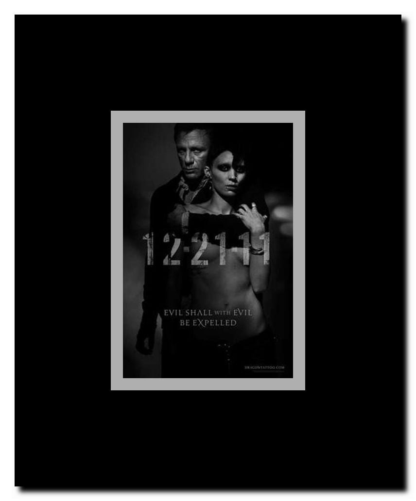 The Girl with the Dragon Tattoo Framed Movie Poster
